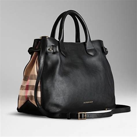 burberry handbag black pattern|authentic Burberry bag online.